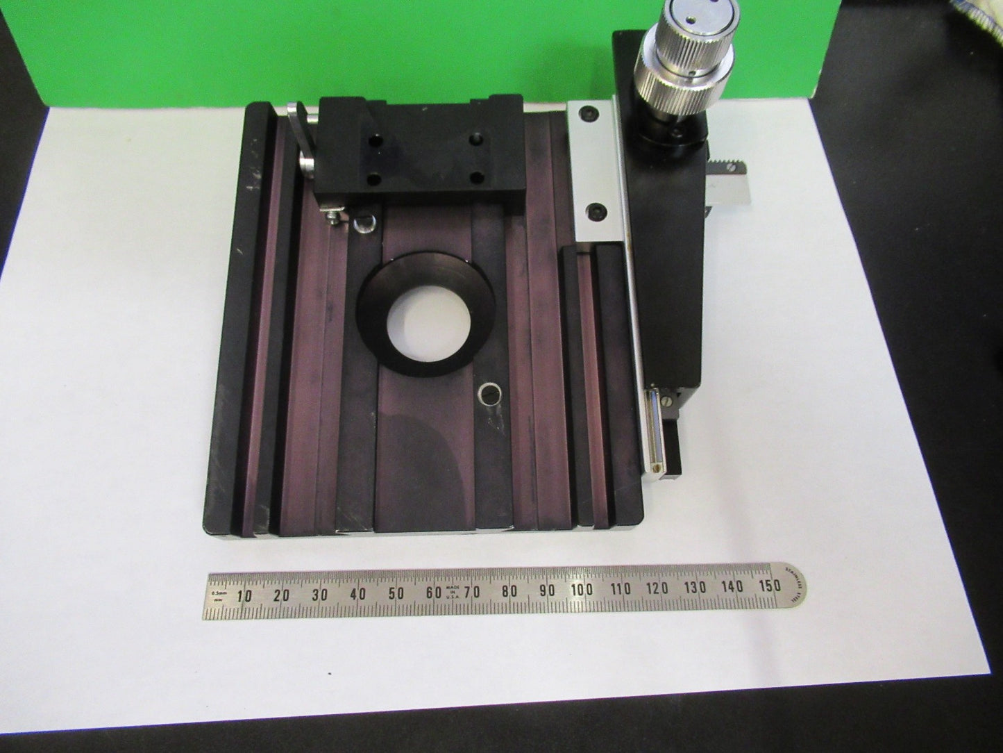 EPOI JAPAN STAGE TABLE XY SPECIMEN MICROSCOPE PART AS PICTURED T4-B-36