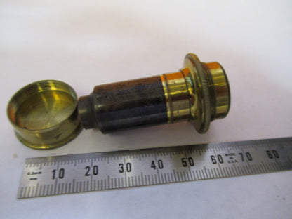 BECK ENGLAND OBJECTIVE LENS ANTIQUE OPTICS MICROSCOPE PART AS PICTURED Y2-A-76