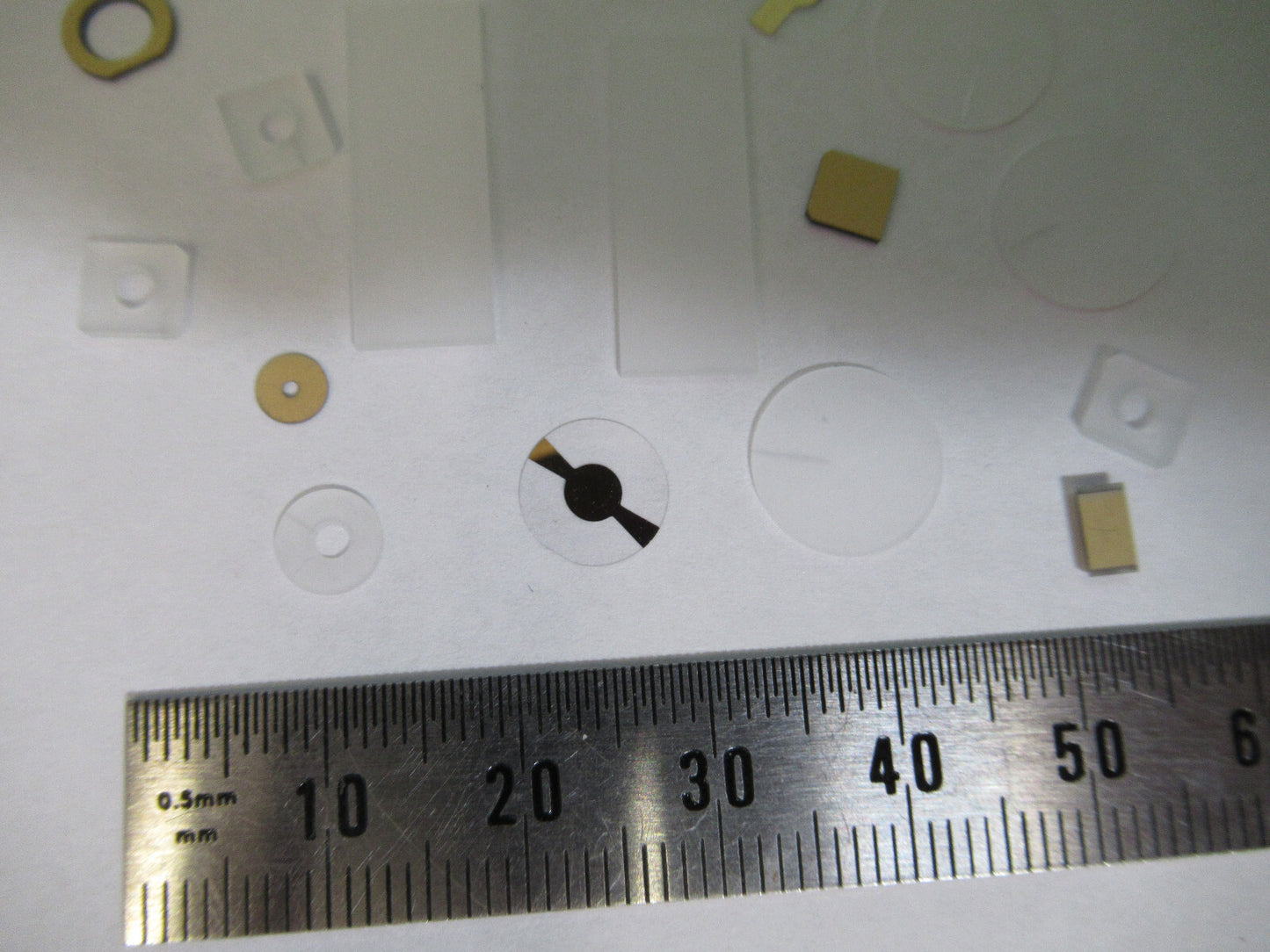 Lot Blanks Piezoelectric Quartz Crystal X-y-cut Gold Coated Piezo Sensor