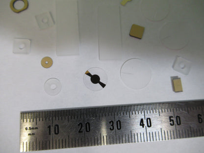 Lot Blanks Piezoelectric Quartz Crystal X-y-cut Gold Coated Piezo Sensor