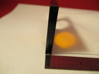 OLYMPUS ORANGE FILTER SLIDE OPTICS MICROSCOPE PART AS PICTURED &FT-5-136