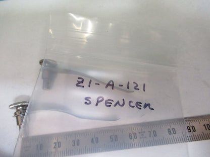 ANTIQUE SPENCER AO PAIR of CLIPS STAGE MICROSCOPE AS PICTURED &Z1-A-121