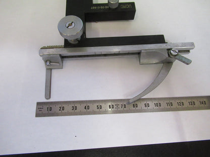 UNIVERSAL STAGE CLIPS XY WORKS FINE MICROSCOPE PART AS PICTURED T4-B-37