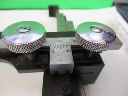 Antique American Optical Co. Spencer Lens Co. Xy Clips Assembly Stage Microscope Part