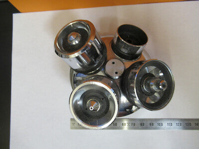 Wild Swiss Nosepiece + Objectives Microscope Part AS Pic M20