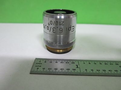FÜR TEILE MIKROSKOP OBJEKTIVE REICHERT AUSTRIA EPI 6.3X OPTICS AS IS BIN#T3-41