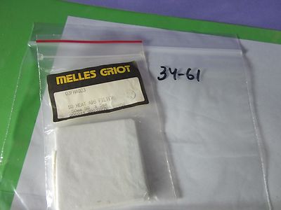 Optical Melles Griot Heat Filter Square 50 mm Laser Optics