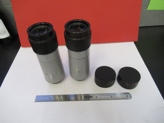 Ernst Leitz Wetzlar Pair Eyepiece Lens Toolmaker Microscope Part