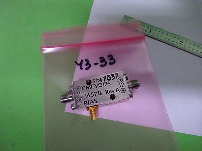 RF MICROWAVE MODULE ?? CMCV0176  GHz FREQUENCY AS IS BIN#Y3-33