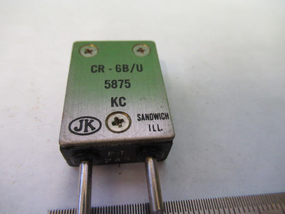 CR-68/U WWII JK CTS QUARTZ CRYSTAL FT-243 5875 KC FREQUENCY RADIO AMATEUR S1-B35