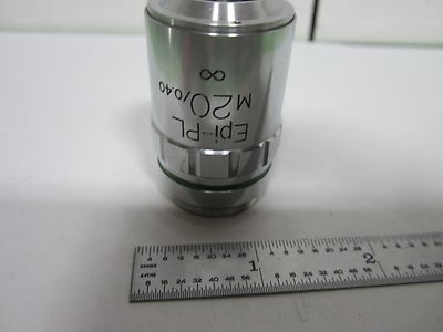 Microscope Part Unitron Objective Epi-pl 20X Metallograph Optics