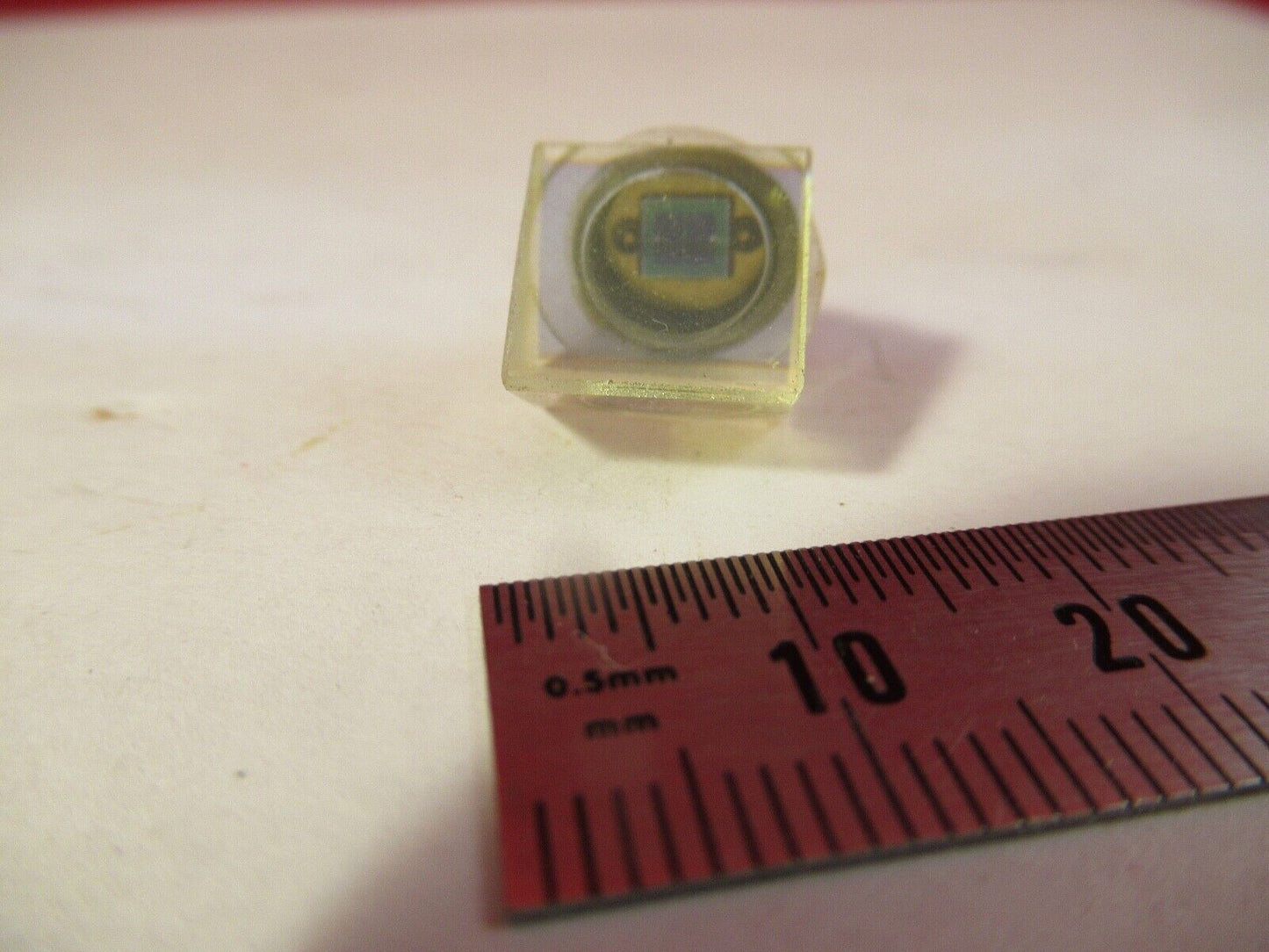 OPTISCHE FOTODIODE + ZERODUR PRISMA LASEROPTIK RLG LITTON WIE ABGEBILDET &amp;10-A-15