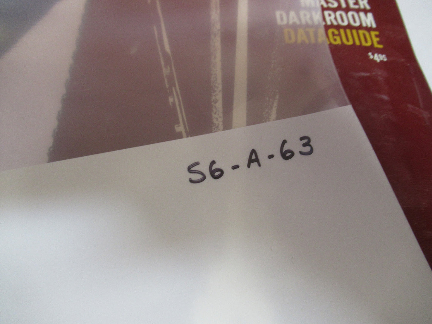 KODAK MASTER DARKROOM DATAGUIDE BOOKLET circa 1970 AS PICTURED S6-A-63