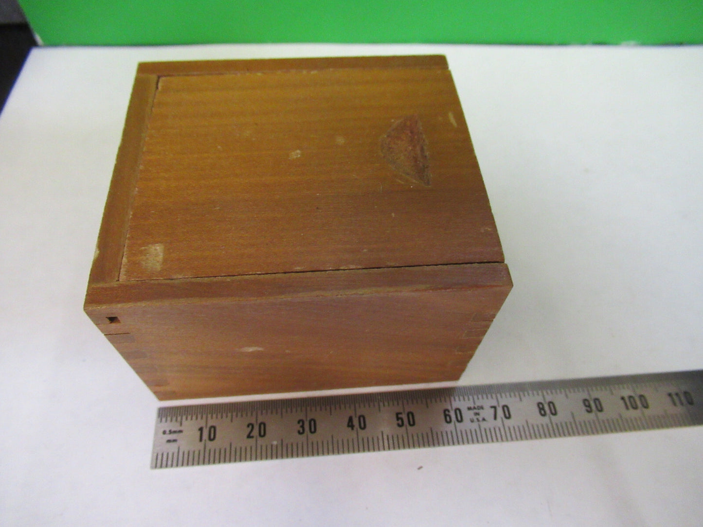 ANTIQUE LEITZ WETZLAR WOOD BOX ACCESSORY MICROSCOPE PART AS PICTURED X7-A-75