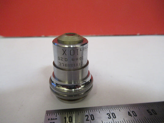 Bausch & Lomb Optics 10X Objective Microscope Part