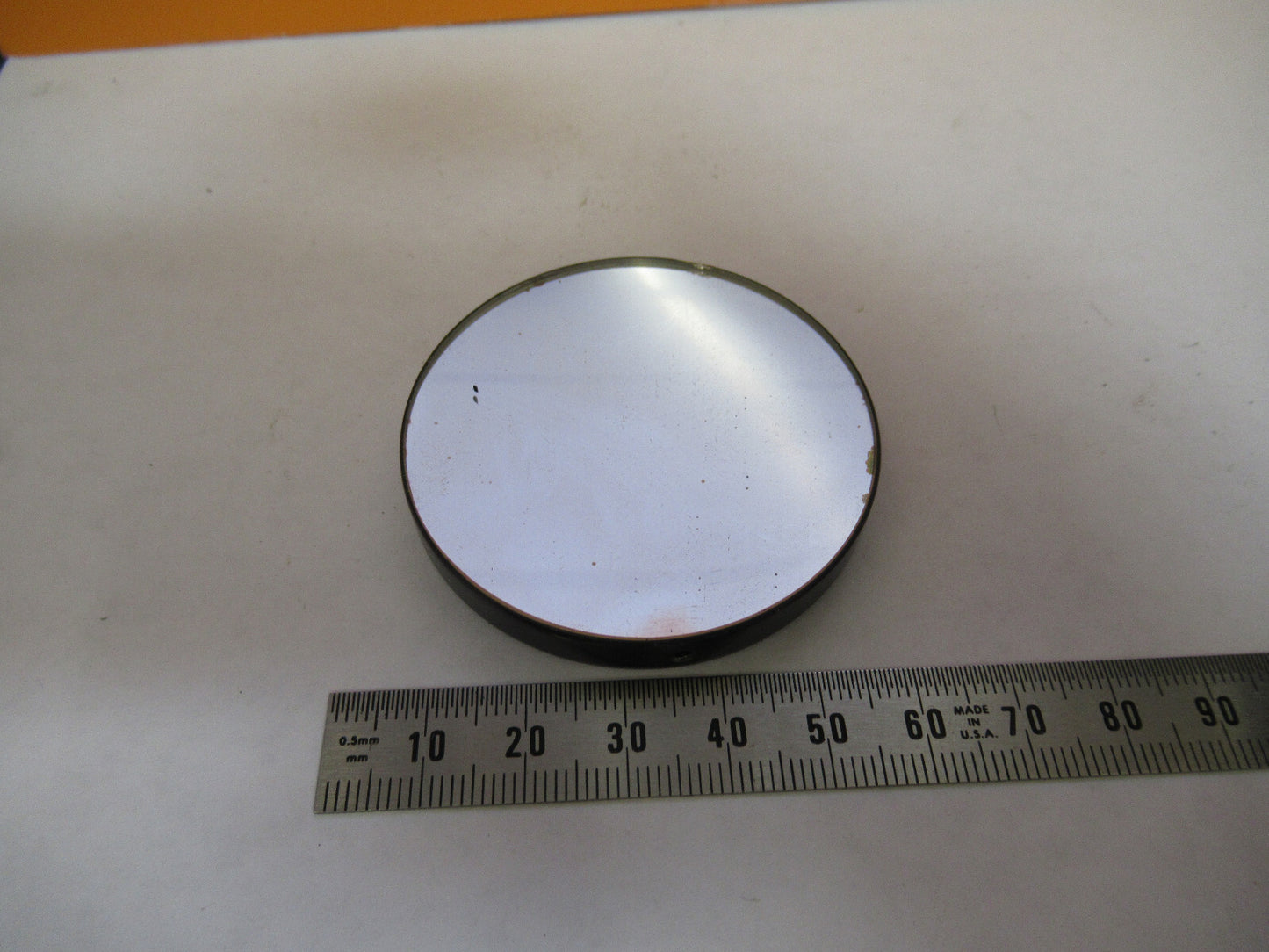 BAUSCH LOMB MIRROR ANTIQUE OPTICS MICROSCOPE PART AS PICTURED Y4-A-129
