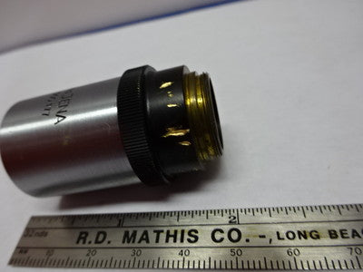 Microscope Part Objective Aus Jena Germany Pol 25X [dirty] Optics