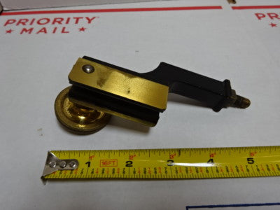 Antique French 1880's Brass Unique Microscope Part France