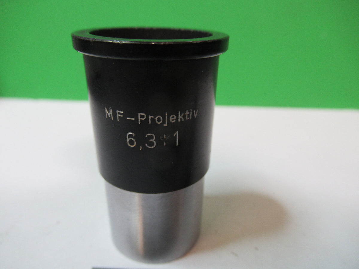 M-f Projectik Aus Jena 6.3X Eyepiece Lens Microscope Part