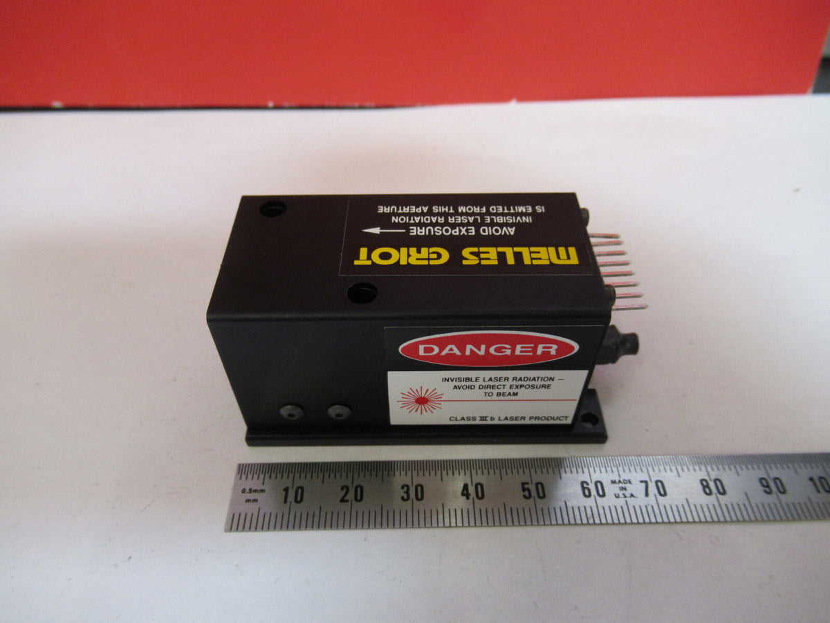 OPTICAL MELLES GRIOT LASER DIODE 80 mW NOS OPTICS AS PICTURED  S4-B-86