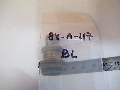 ANTIQUE BRASS Bausch Lomb OBJECTIVE LENS MICROSCOPE PART AS PICTURED &8Y-A-117