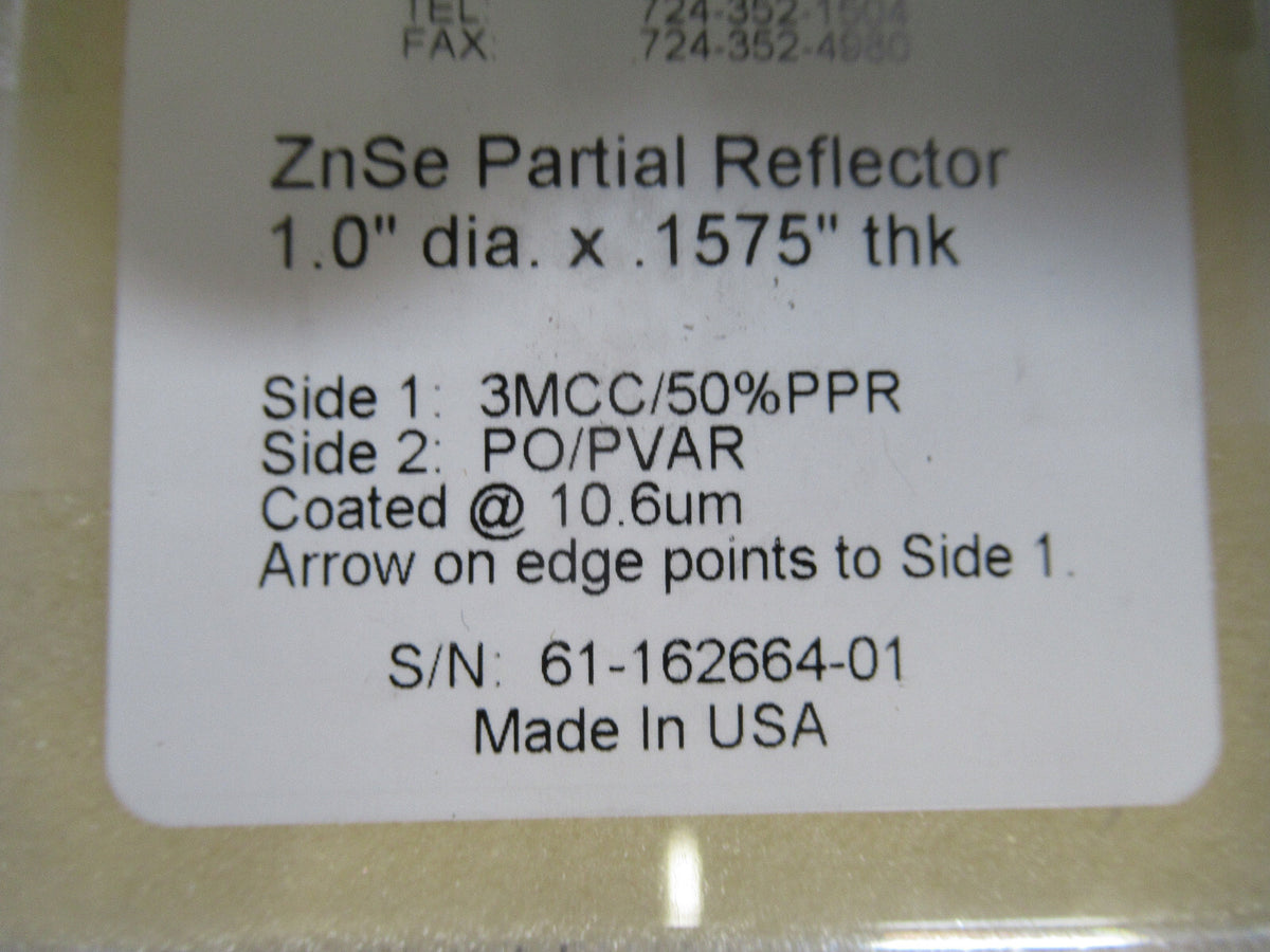 Optical Zinc Selenide ZnSe Lens Ii-iv Infrared Optics