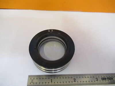 Unknown Maker 2X Stereo Objective Microscope Part Optics