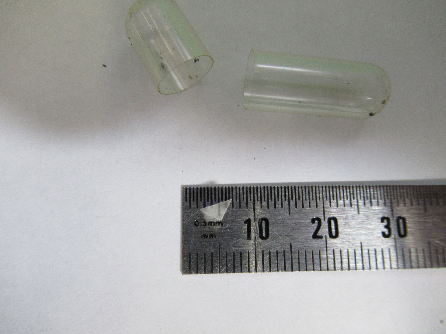 OPTICAL MINI GLASS PRISM  MIL SPEC OPTICS MICROSCOPE PART AS PICTURED 80-B-03