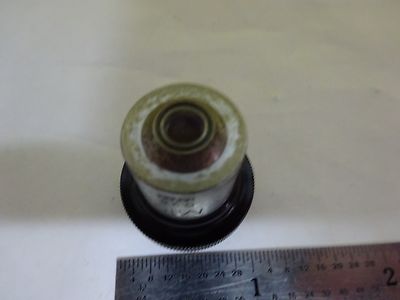 FOR PARTS MICROSCOPE OBJECTIVE OLYMPUS M10 OPTICS AS IS BIN#P7-33