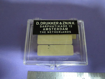 DIAMOND MICRO TOOL D. DRUKKER & ZN SARPHATIKADE NETHERLANDS LOT 9 EA  BIN#11