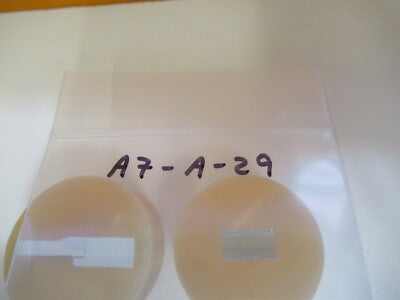 Lot 2 ea METALLOGRAPHIC METAL CROSS SECTION SPECIMEN MICROSCOPY SAMPLE &A7-A-29