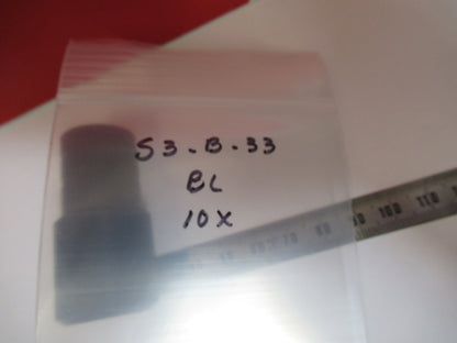 CAT 138 BAUSCH LOMB  10X WF EYEPIECE OCULAR MICROSCOPE PART As Pictured S8-B-33