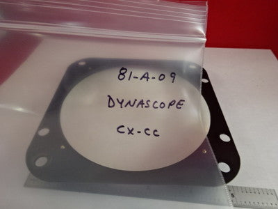 DYNASCOPE ENGLAND HUGE CONCAVE CONVEX LENS MICROSCOPE PART OPTICS AS IS &81-A-09