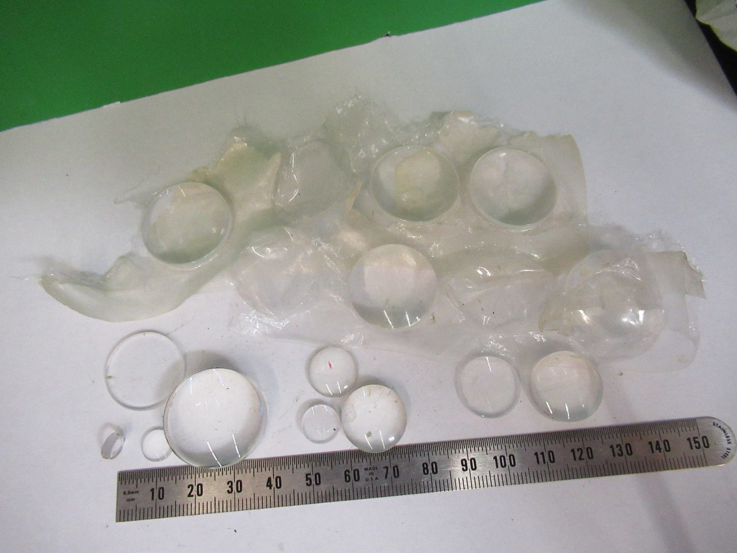 LOT OPTICAL GLASS LENSES ASSORTED LASER OPTICS NICE AS PICTURED U9-A-49