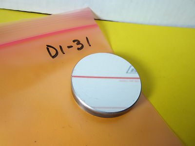 OPTICAL SOLID STAINLESS STEEL MIRROR FOR PARTS NEEDS POLISHING OPTICS BIN#D1-31