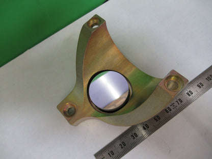 OLYMPUS JAPAN MOUNTED GLASS FLAT MIRROR MICROSCOPE PART AS PICTURED T4-A-29