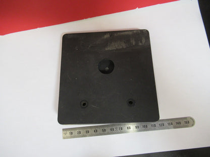 ANTIQUE SPENCER AO STAGE TABLE SPECIMEN MICROSCOPE PART AS PICTURED V7-A-74