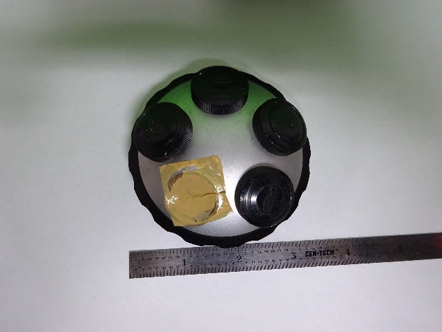 MICROSCOPE PART OLYMPUS JAPAN NOSEPIECE AS IS #7B-A-21