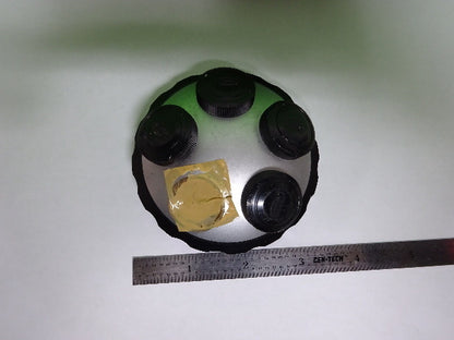 MICROSCOPE PART OLYMPUS JAPAN NOSEPIECE AS IS #7B-A-21