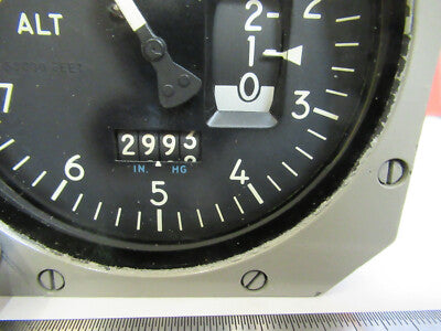 FOR PARTS ALTIMETER INDICATOR KOLLSMAN A4361710001 AIRCRAFT AS PICTURED &F6-B-07
