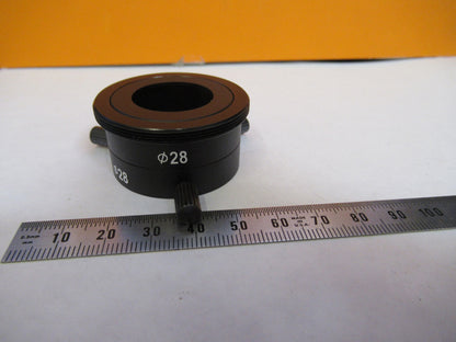 MOTIC 28mm ADAPTER CAMERA MICROSCOPE PART AS PICTURED 72-C-03
