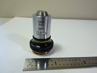 Microscope Part Objective Olympus Japan C20 Optics B