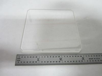 MICROSCOPE PART GLASS TABLE SPECIMEN HOLDER  LEICA LEITZ AS IS OPTICS BIN#N5-43