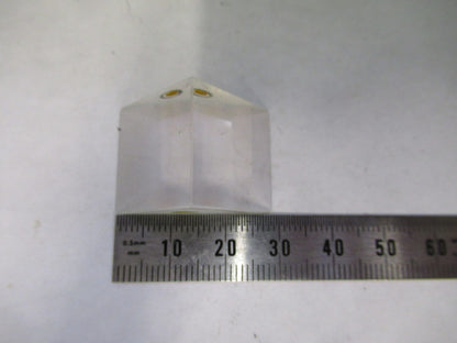BAUSCH LOMB GLASS PRISM OPTICS MICROSCOPE PART AS PICTURED T2-A-61