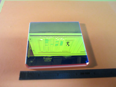 Optical Large Coated BK7 Glass Filter [chipped on Corners] Laser Optics Bn