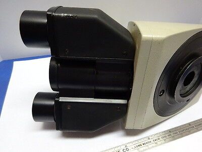 MICROSCOPE PART NIKON JAPAN HEAD TRINOCULAR OPTICS AS IS &83-25