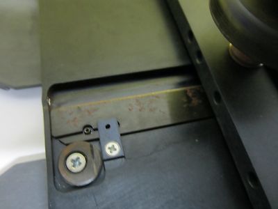 MICROSCOPE PART STAGE TABLE for WAFERS OPTICS AS IS BIN#U3