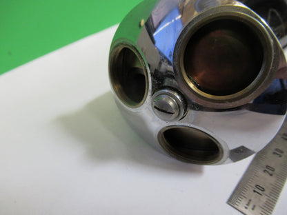 Antique Bausch & Lomb Brass Tubus + Nosepiece Microscope Part