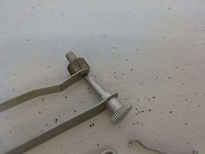 MICROSCOPE PART LOT MISMATCH CLIPS for STAGE TABLE AS IS BIN#P4-B-37