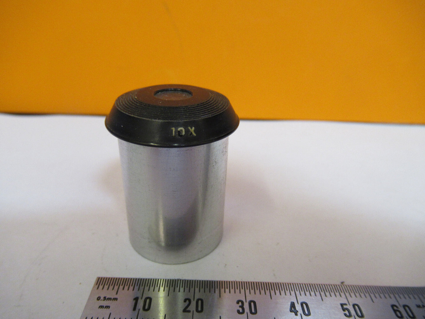 ANTIQUE BAUSCH LOMB 10X  EYEPIECE OPTICS MICROSCOPE PART AS PICTURED S4-B-41
